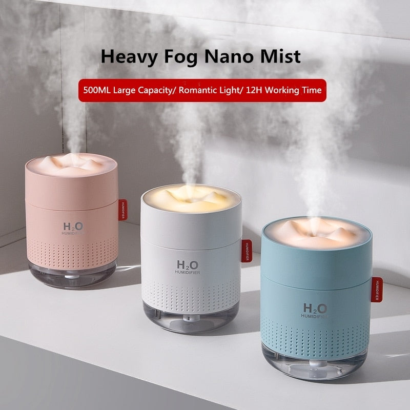 Romantic Lamp Mist Maker Aroma Oil Diffuser Aromatherapy Humidifiers