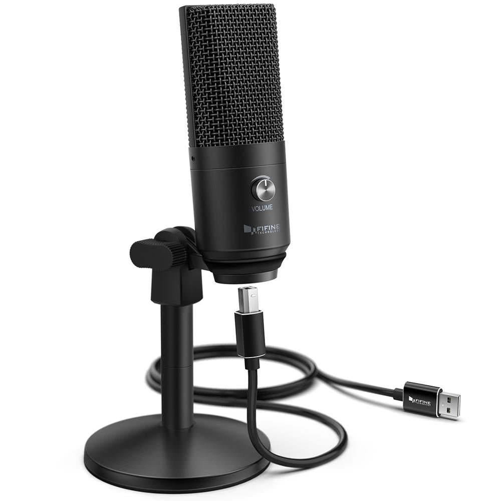 FIFINE USB Microphone for laptop and Computers for Recording Streaming Voice overs Podcasting for Audio&amp;Video K670 - IZZY Electronics 