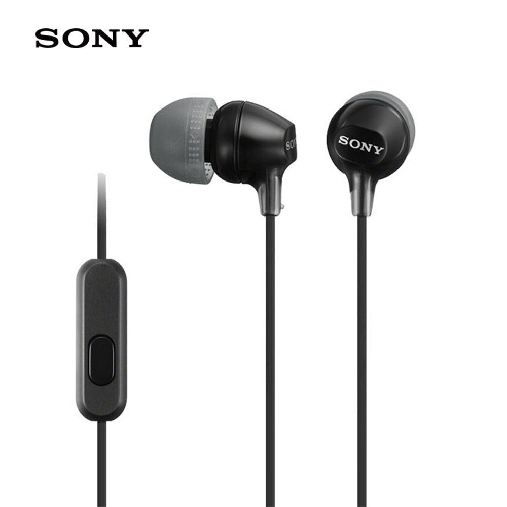 SONY MDR-EX15AP Stereo Earphones 3.5mm Wired Headset Sport Earbuds