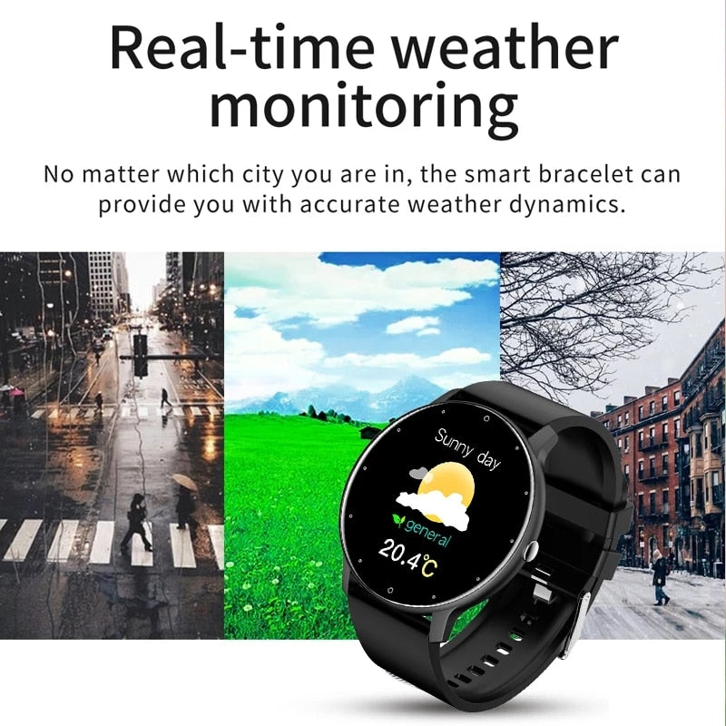 LIGE 2022 New Smart Watch Men Full Touch Screen Sport Fitness Watch IP67 Waterproof Bluetooth Smartwatch Men For Xiaomi Huawei - IZZY Electronics 