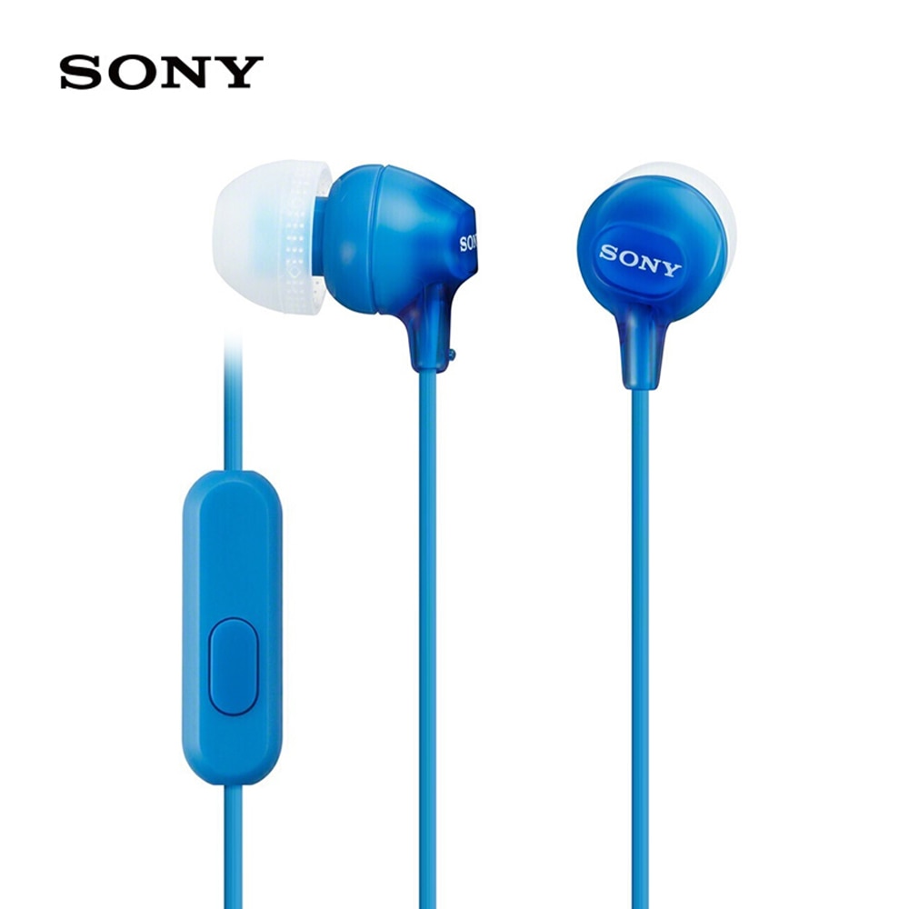 SONY MDR-EX15AP Stereo Earphones 3.5mm Wired Headset Sport Earbuds