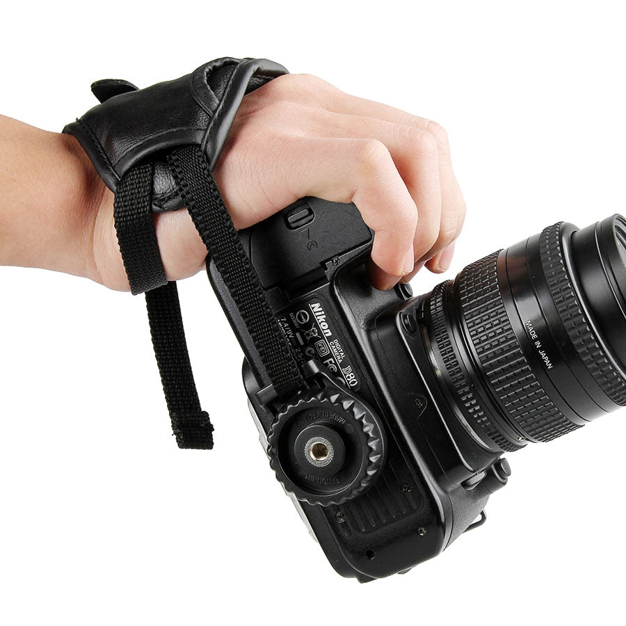 DSLR Camera Hand Grip Wrist Shoulder Strap