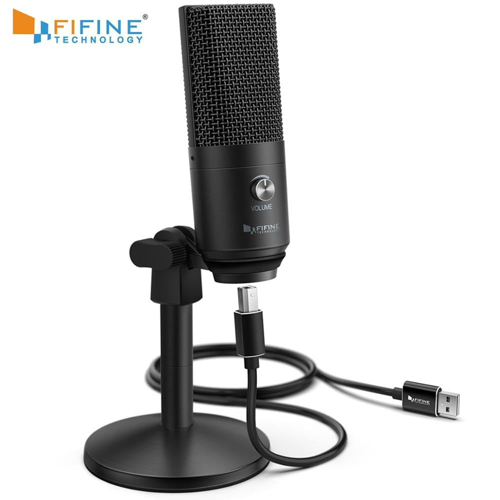 FIFINE USB Microphone for laptop and Computers for Recording Streaming Voice overs Podcasting for Audio&amp;Video K670 - IZZY Electronics 