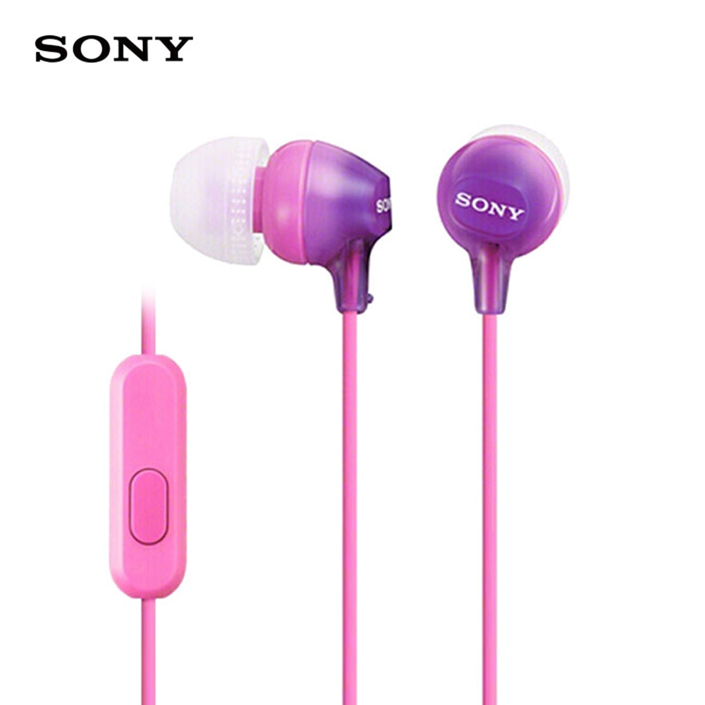 SONY MDR-EX15AP Stereo Earphones 3.5mm Wired Headset Sport Earbuds