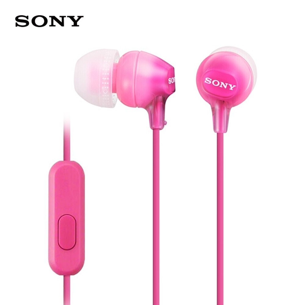 SONY MDR-EX15AP Stereo Earphones 3.5mm Wired Headset Sport Earbuds